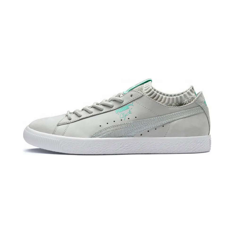 Puma Clyde Sock Lo Diamond Supply Co Grey Glacier Grey/Glacier Grey (365653-02)