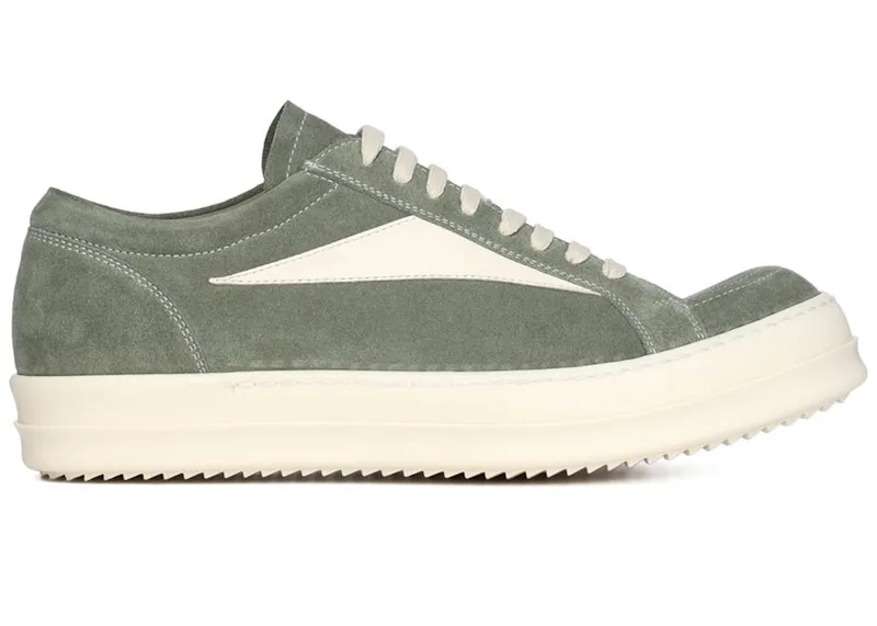 Rick Owens Hollywood Vintage Sneaks Celadon Milk (RU01E5897lVSLCO-1511)