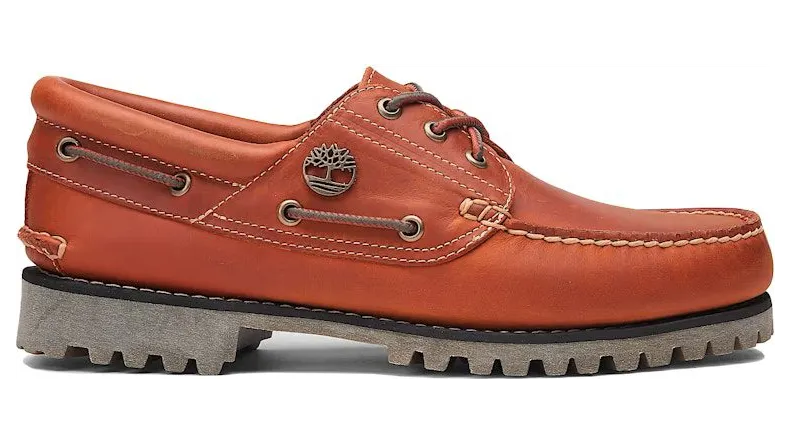 Timberland 3-Eye Lug Handsewn Boat Shoe Orange (TB0A2PDQ-EJD)