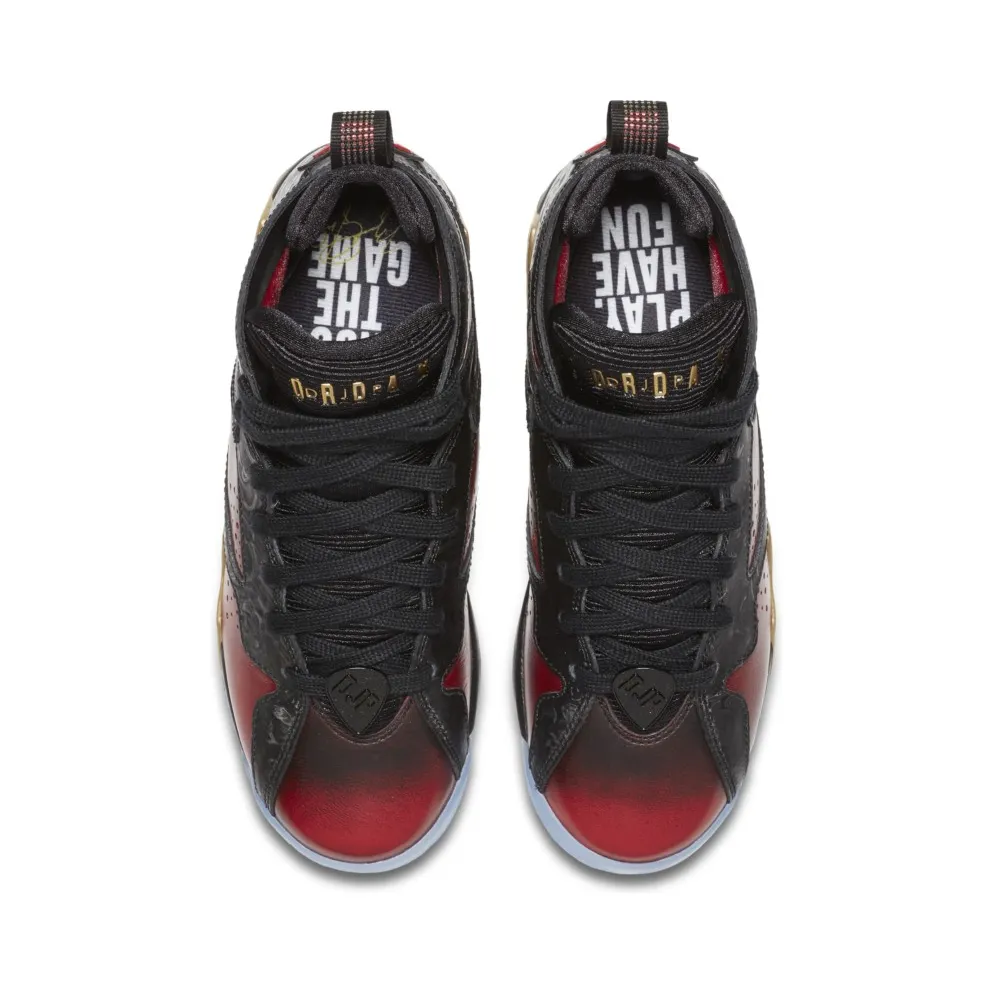Jordan 7 Retro Doernbecher (GS) Black/University Red (898650-015)