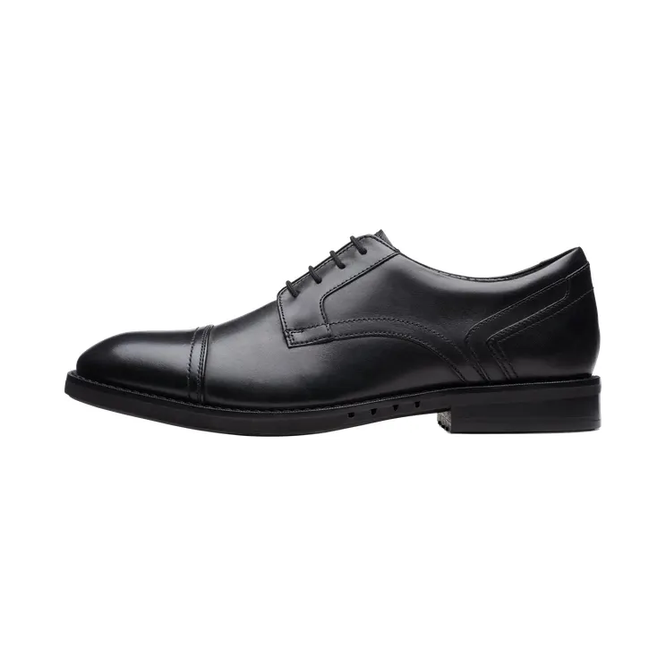 Clarks Un Hugh Cap “Black Leather” (26172836)