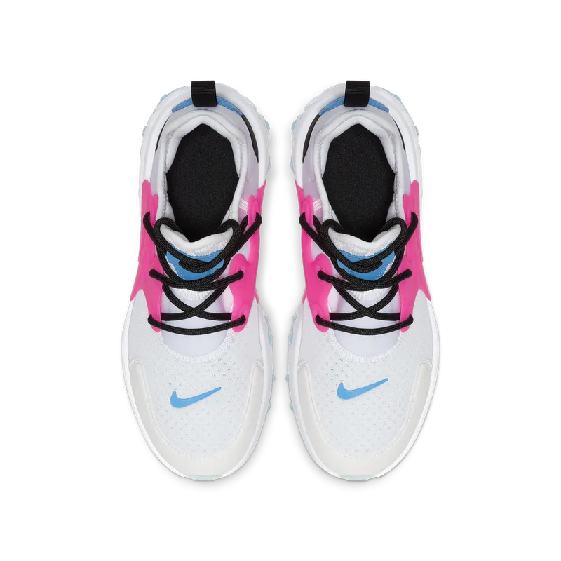 Nike React Presto White Hyper Pink Photo Blue (GS) White/Hyper Pink-Photo Blue-Black (BQ4002-101)