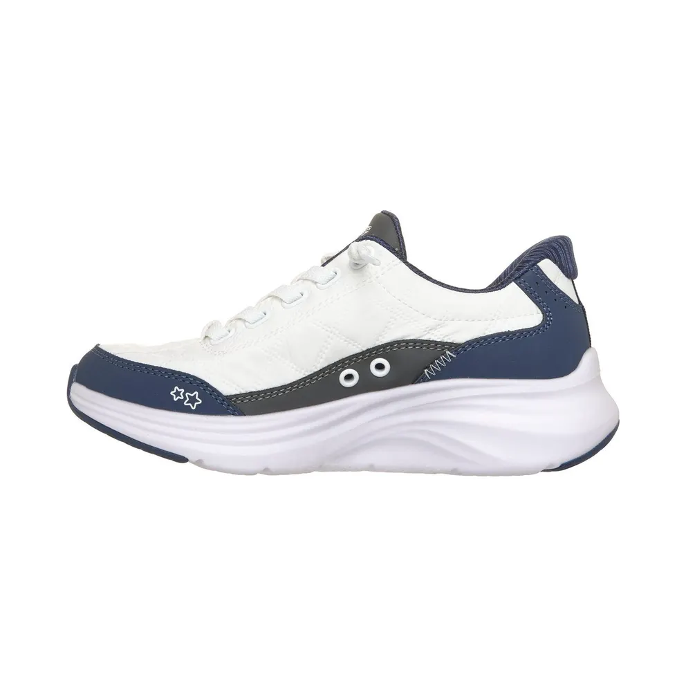 Skechers Slip-ins: Contour Foam – Cozy Fit Sneaker White/Marine