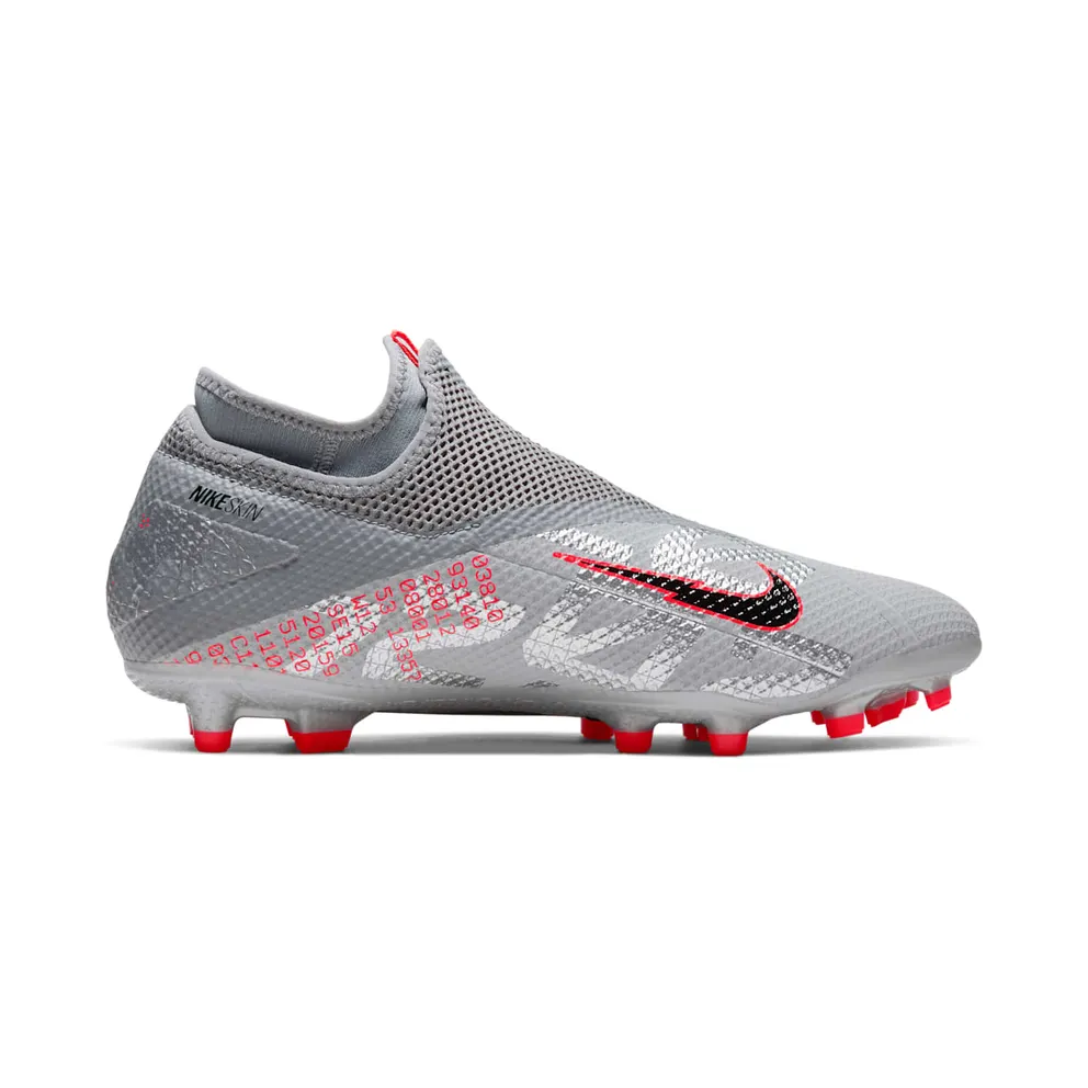 Nike Phantom Vision 2 Academy Dynamic Fit MG Metallic Grey Crimson (CD4156-906)