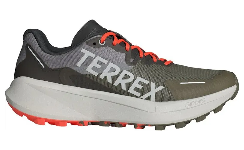 adidas Terrex Agravic 3 Trail Olive Strata Grey Semi Impact Orange (IG8840)