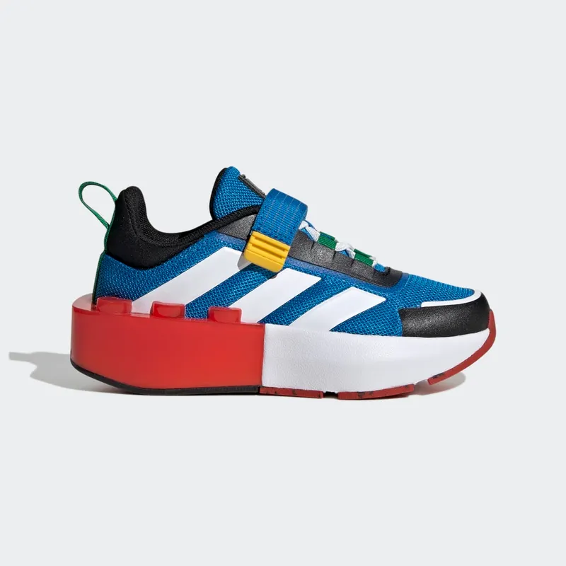 Adidas adidas x LEGO® Tech RNR Lifestyle Elastic Lace and Top Strap Shock Blue / Cloud White / Red (HP5879)