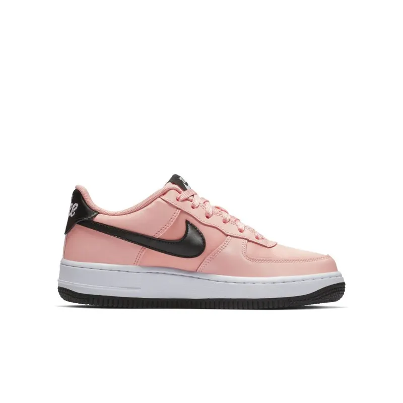 Nike  Air Force 1 Low Valentines Day 2019 Bleached Coral (GS) Bleached Coral/Black-White (BQ6980-600)