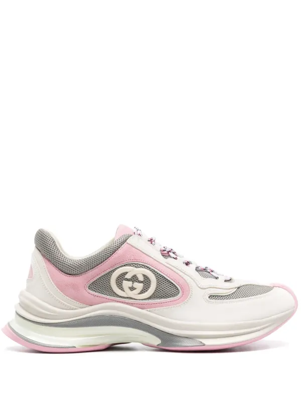Gucci Run Sneakers mit Einsätzen – Weiß (746939AACSK)