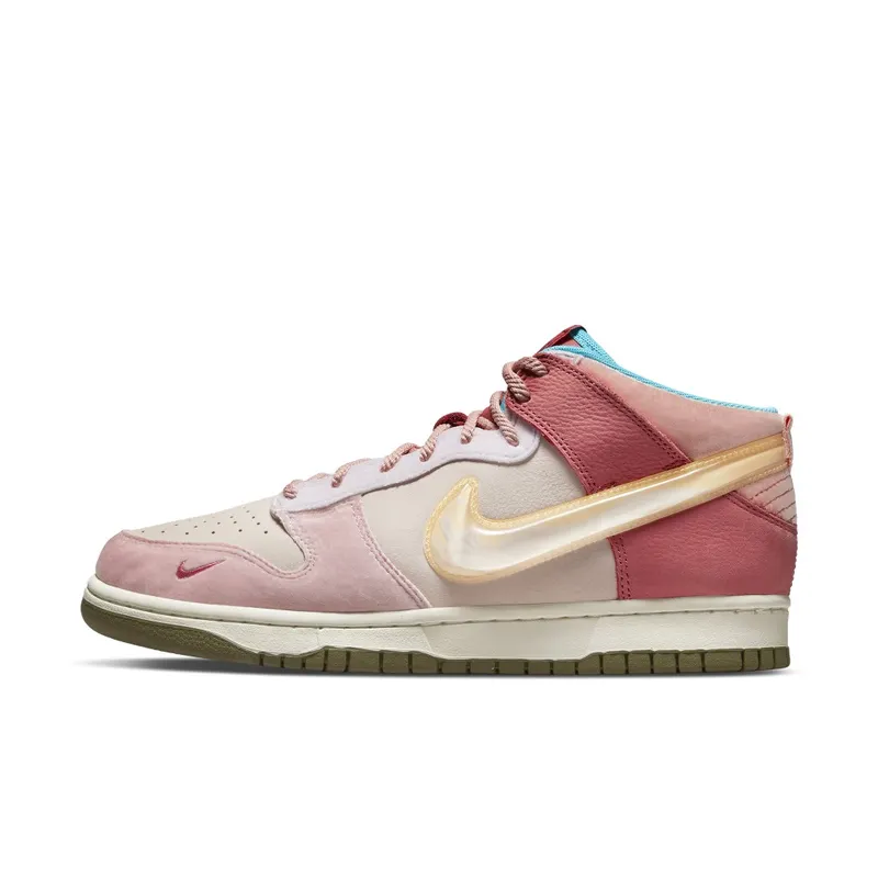 Nike x Social Status Free Lunch Dunk Mid Strawberry Milk (DJ1173-600)