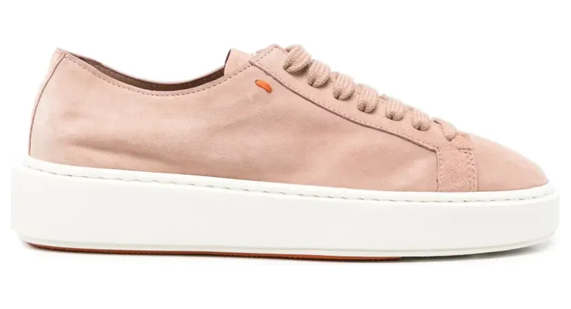 Santoni Clean Icon Toy suede “Pink” (WBCD61322BARTTOY)