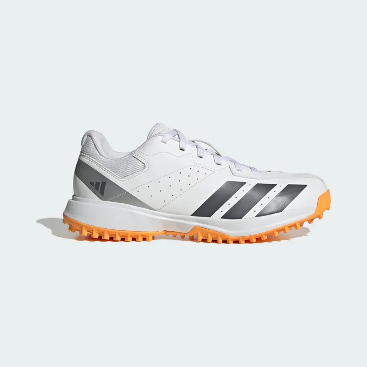 adidas Howzat Spikeless Cricket “Cloud White / Aurora Onix / Lucid Tangerine” (JQ8547)