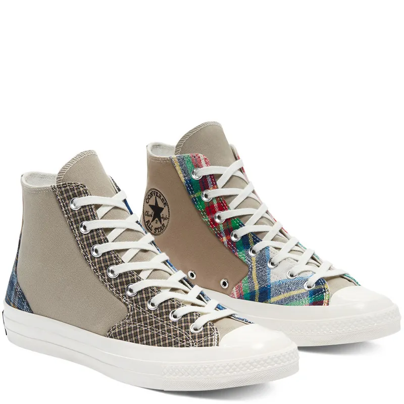 Converse Beyond Retro Patchwork Chuck 70 High Top Tan/black/egret (169834C)