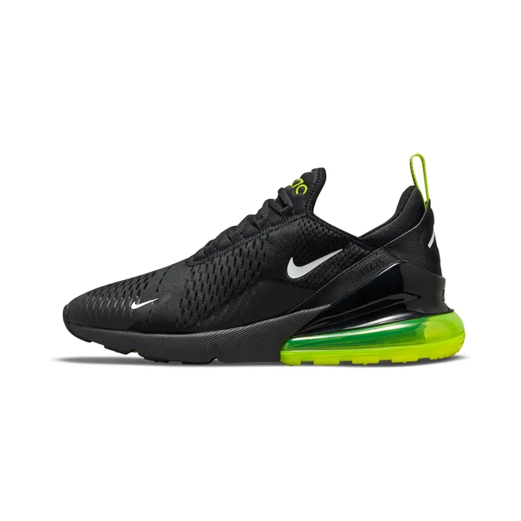Nike Air Max 270 React “Black / Volt / Reflect Silver / White” (DO6392-001)