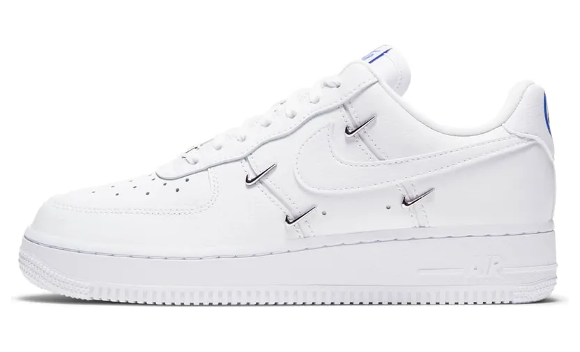 Nike Air Force 1 ’07 LX ‘Sisterhood – White Metallic Silver’ White/Hyper Royal/Black/White (CT1990-100)