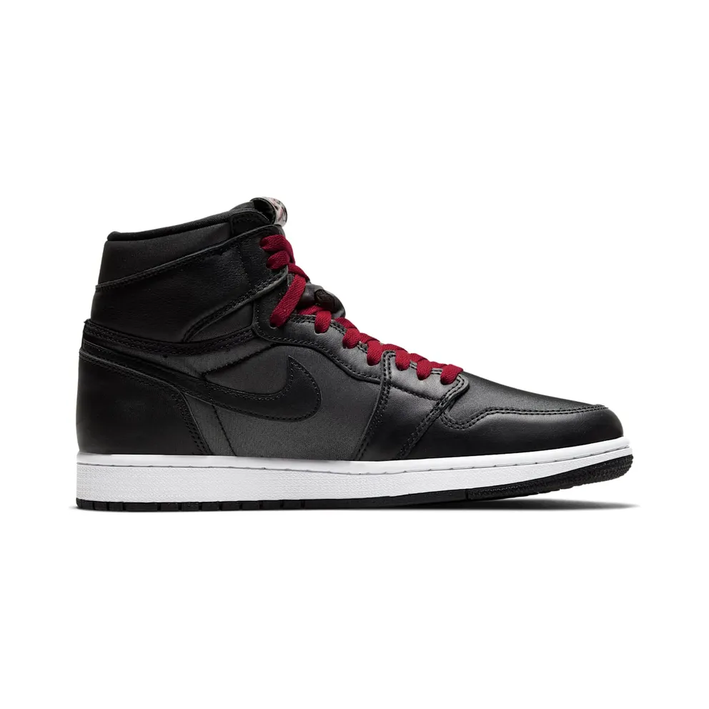 Air Jordan Nike AJ I 1 Retro High OG Black Red (2020) (555088-060)
