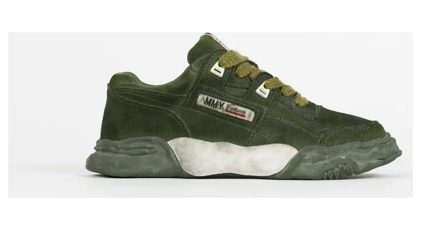 Maison Mihara Yasuhiro Parker OG Sole Brushed Suede Low-Top – 39 (A09FW709-KHK)