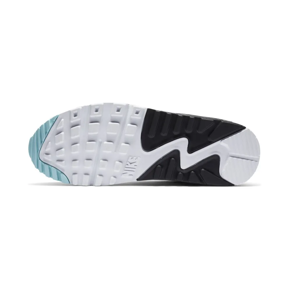 Nike Air Max 90 Aqua Red White Black (W) Summit White/Bleached Aqua-Black-Chile Red (DA4290-100)