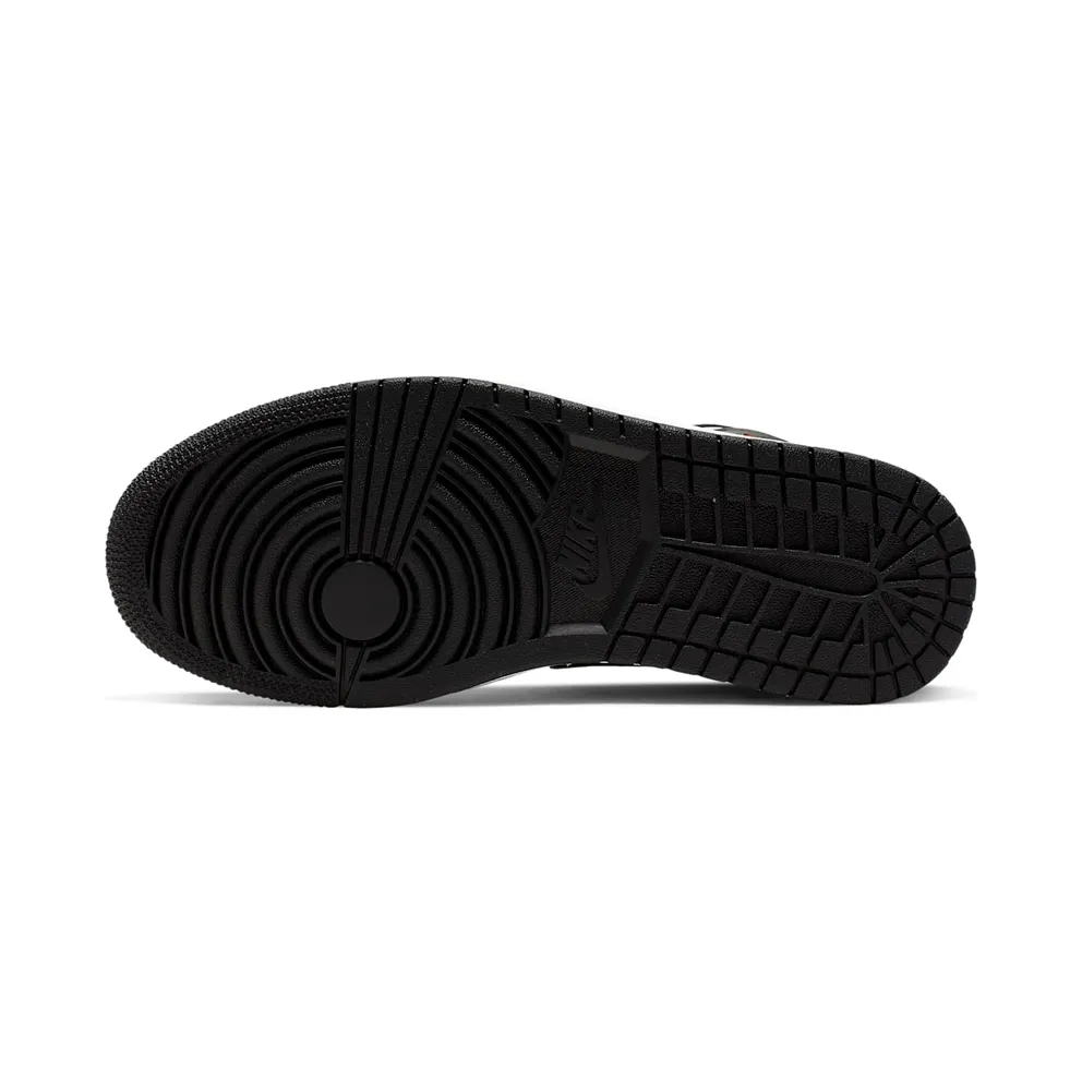 Jordan 1 Mid Reverse Black Toe (W) White/Gym Red-Black (BQ6472-101)