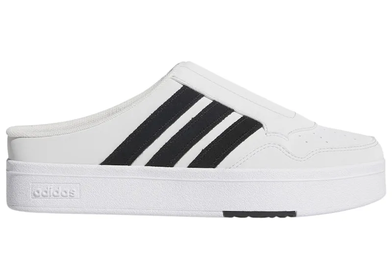 adidas Hoops 4.0 Mule White Black (JQ7797)