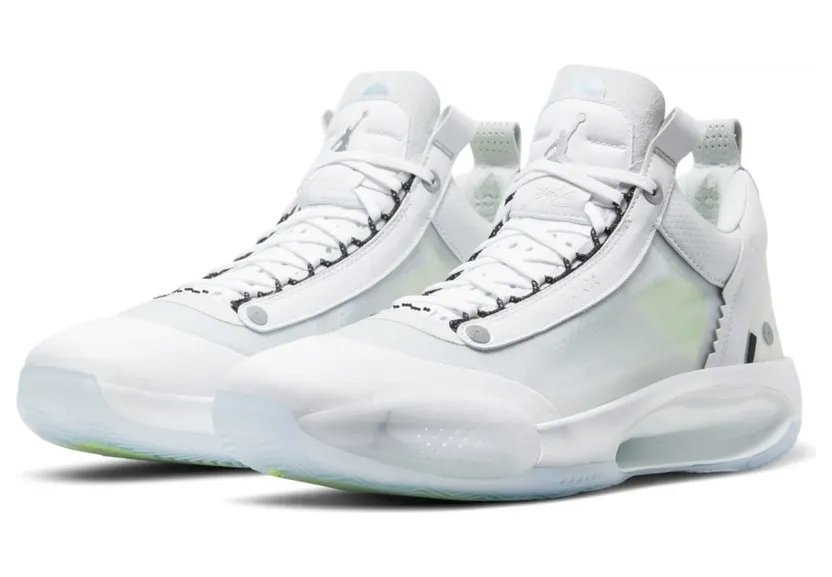 Air Jordan 34 Low ‘Pure Money’ White/Metallic Silver/Pure Platinum (CU3473-100)