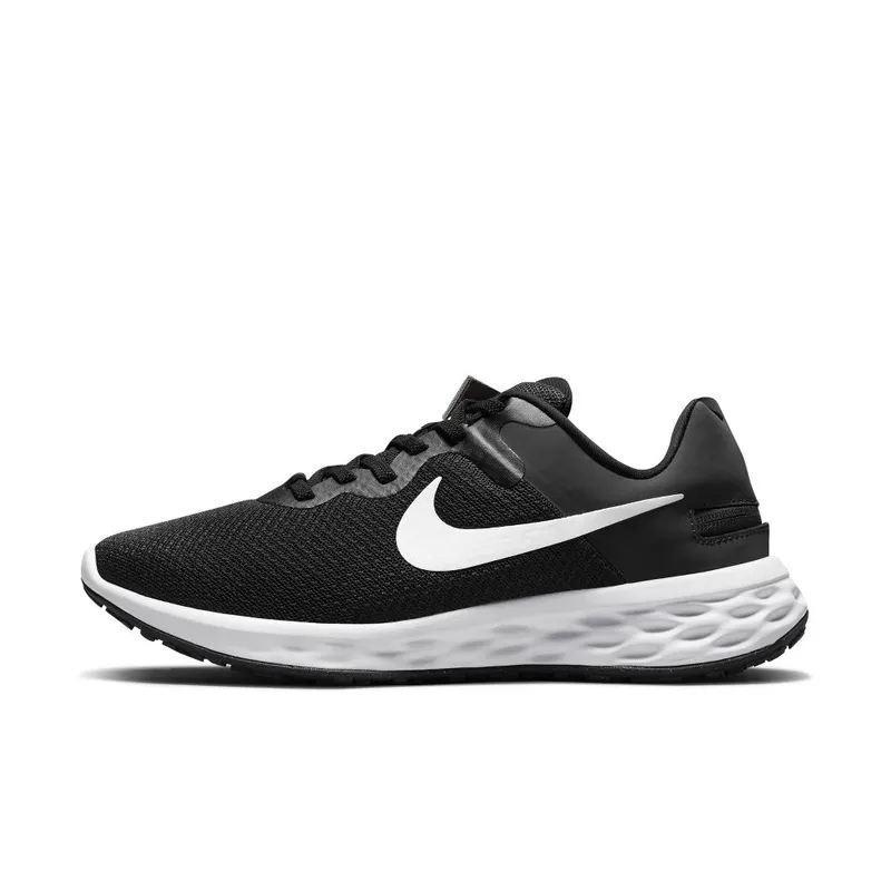 Nike Revolution 6 FlyEase Next Nature Easy On/Off Road Running Black 50% Sustainable Materials (DC8997-003)
