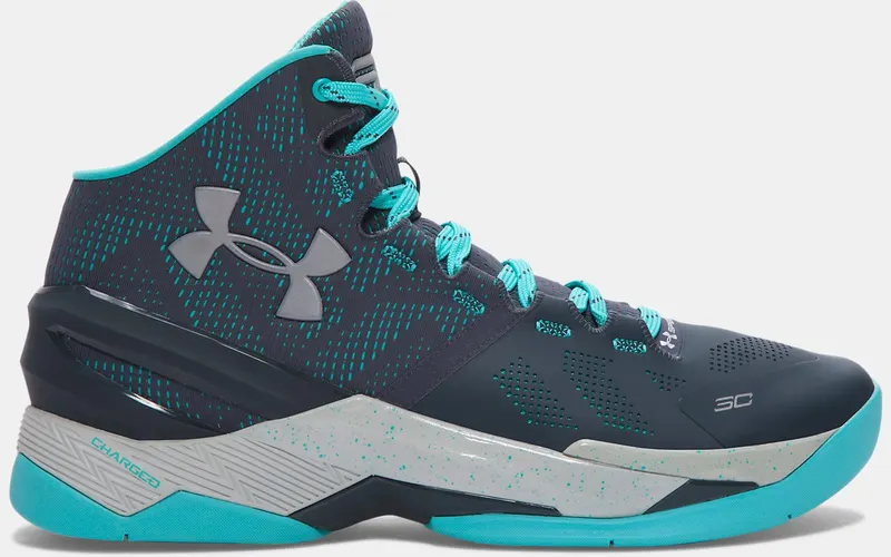Under Armour UA Curry 2 Rainmaker Obsidian/Neptune Blue-Metallic Silver (1259007-008)