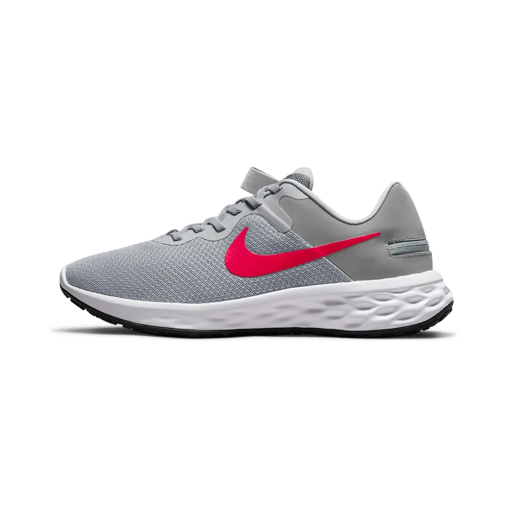 Nike Revolution 6 FlyEase Next Nature Straßenlaufschuh für einfaches An- und Ausziehen – Grau Grau (DC8992-004)