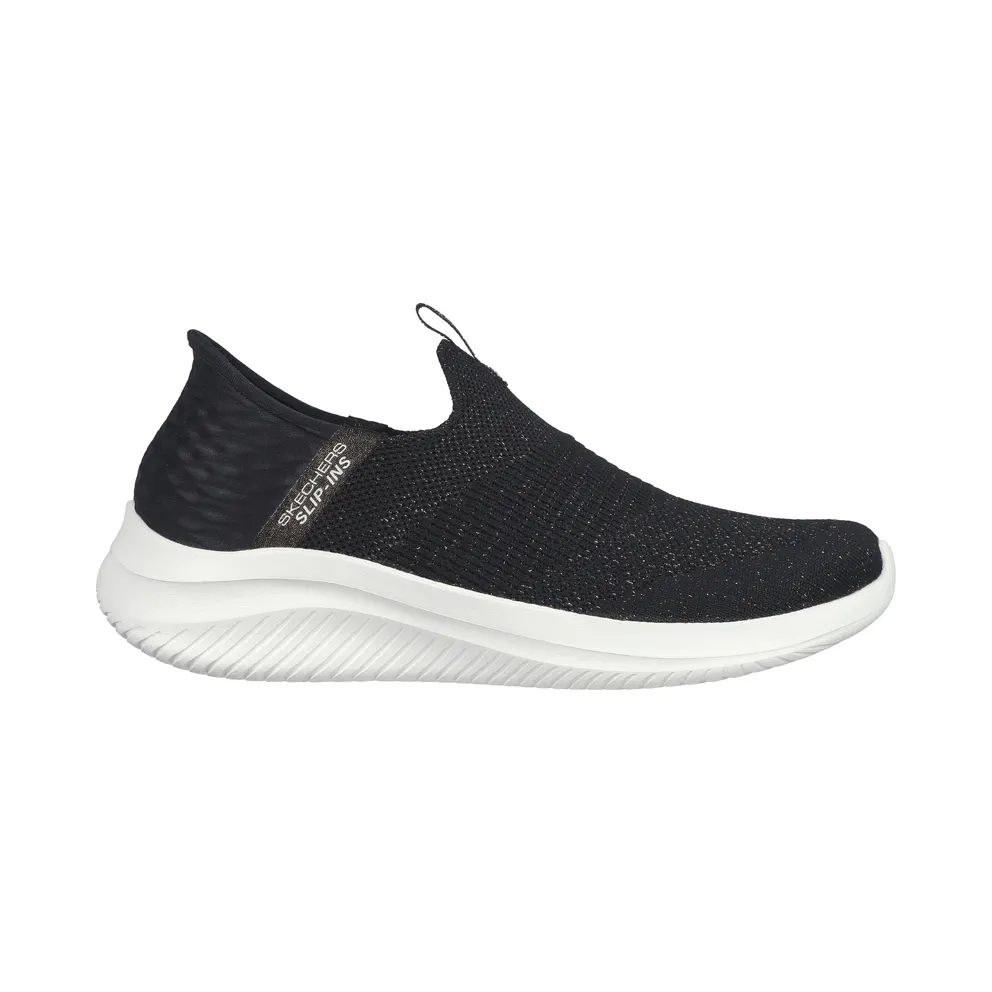 Skechers Slip-ins: Ultra Flex 3.0 Glitter Me Black / Gold “Black” (149591 Bkgd) (149591BKGD)