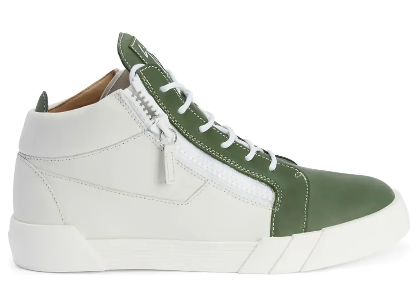 Giuseppe Zanotti High-Top-Sneakers mit Reißverschluss “White” (RU00126K28)