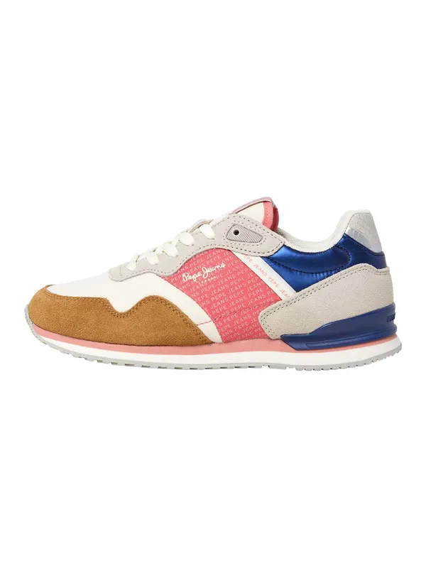 Pepe Jeans PèPè sneaker Beige / Blue / Framboos / White (PLS40045-850)