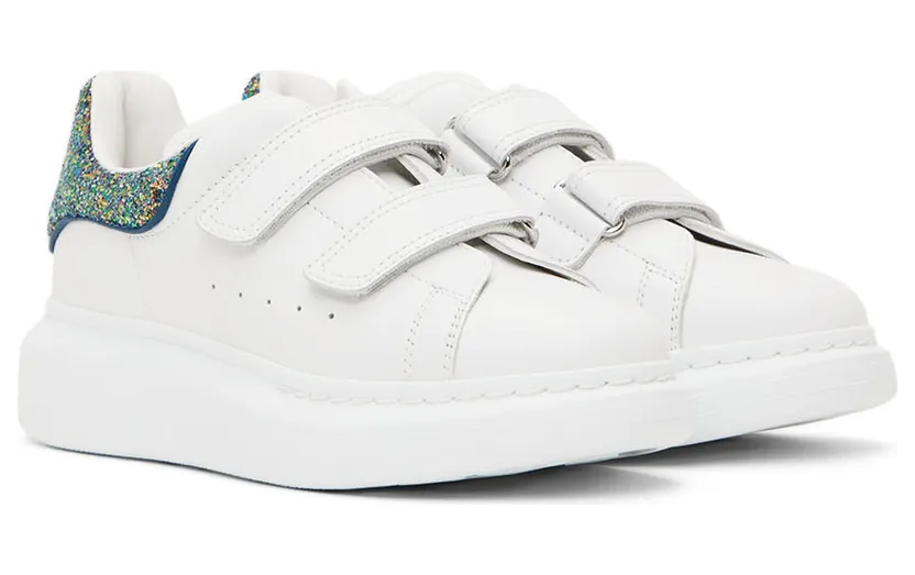 Alexander McQueen Kids White Oversized Disco Sneakers (710106WIAHM) (4)