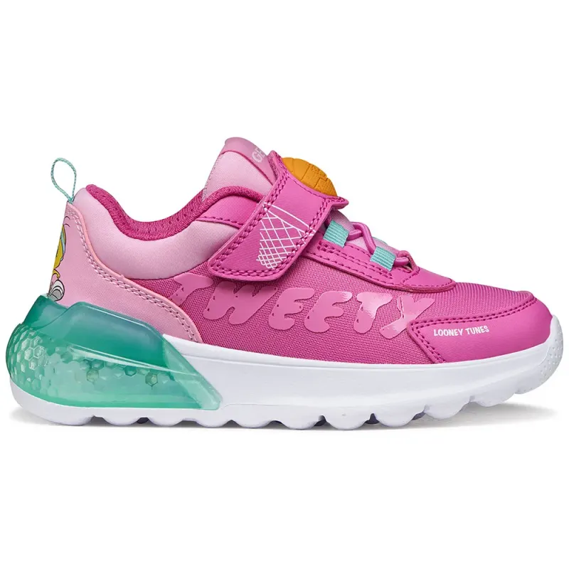 Geox sneaker Fuchsia/Aquagroen (J65LZA011CE-C8471)