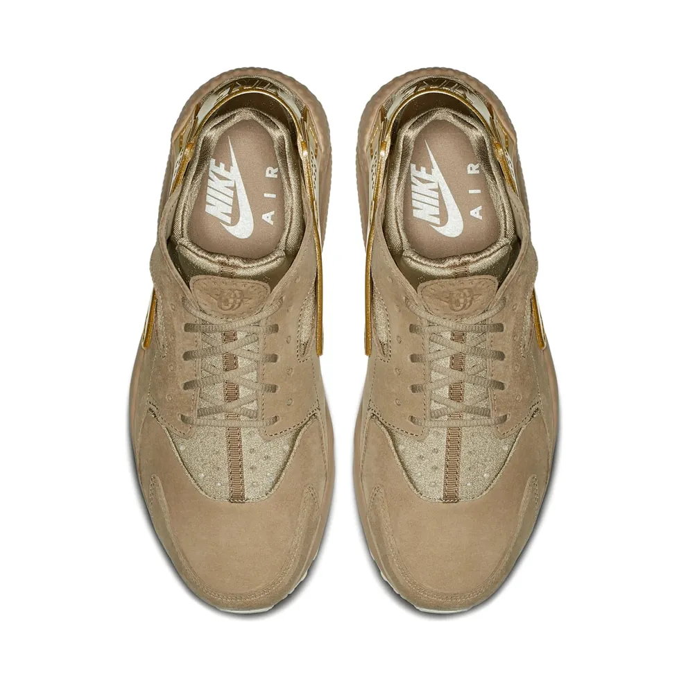 Nike Air Huarache Run Gold Rush Khaki/Sail-Metallic Gold Coin (704830-201)