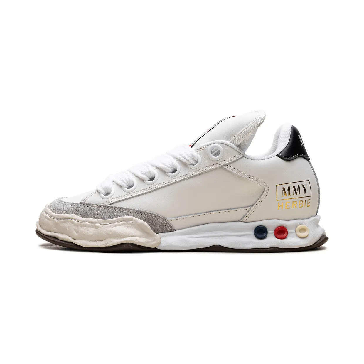 Maison Mihara Yasuhiro Puffer OG Sole Leather Low “WHITE” (A12FW712-WHT)