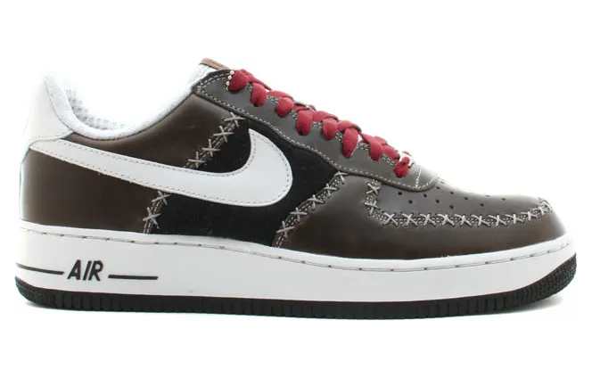 Nike Air Force 1 Premium Ut ‘Baseball Pack Ny Cubans’ Light Charcoal/Neutral Grey-Team Red-Black (313461-001)