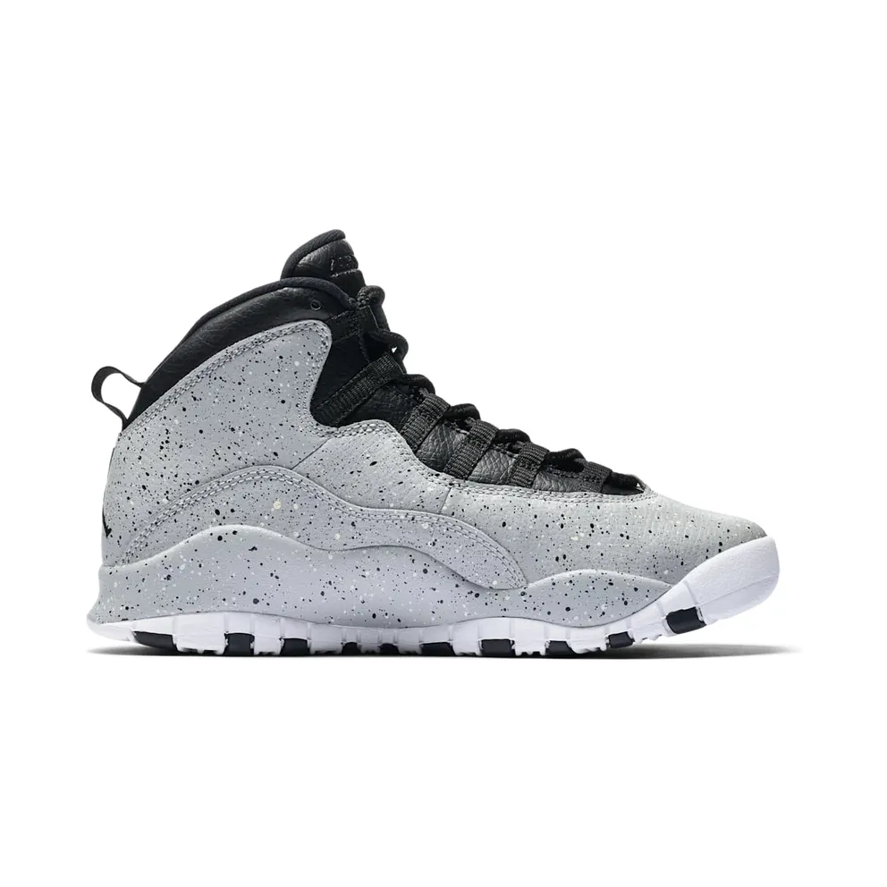 Jordan 10 Retro Light Smoke Grey (GS) Light Smoke Grey/Black-University Red-White (310806-062)