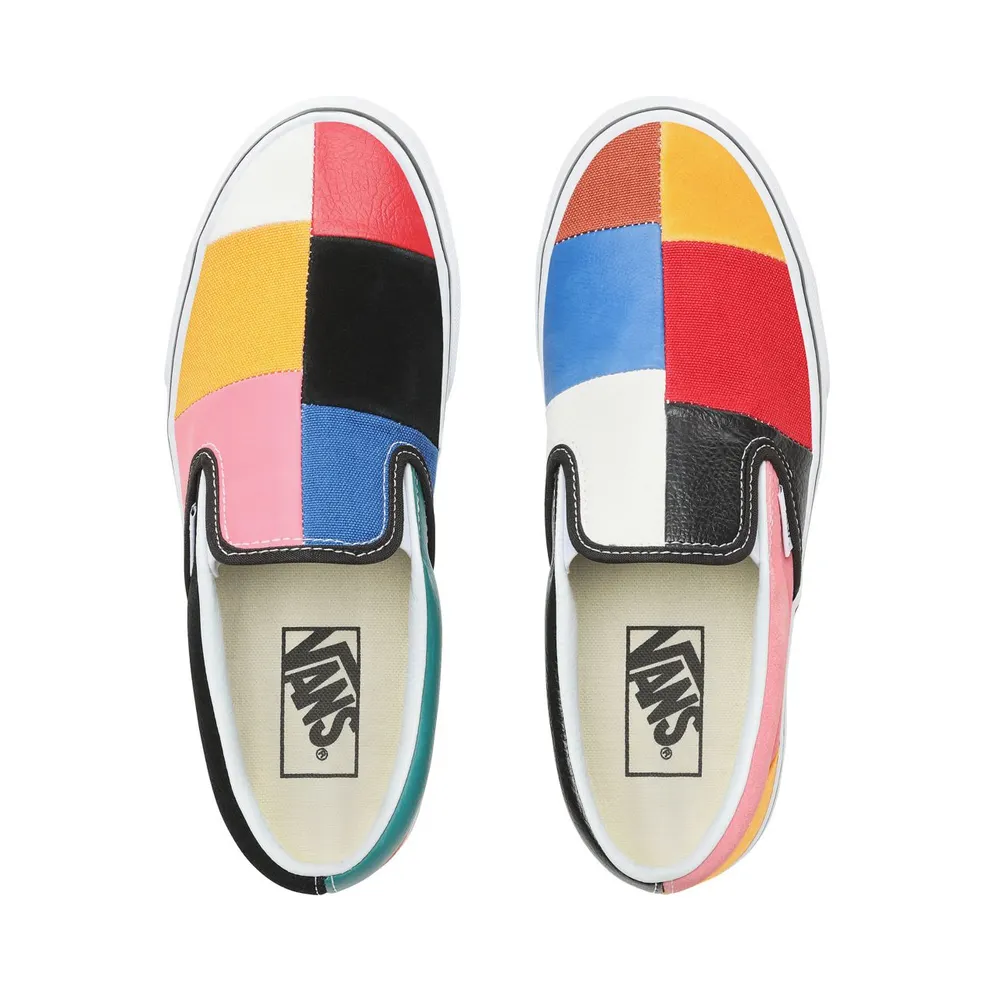 Vans Classic Slip-On ‘Patchwork’ Multi/True White (VN0A38F7VMF)