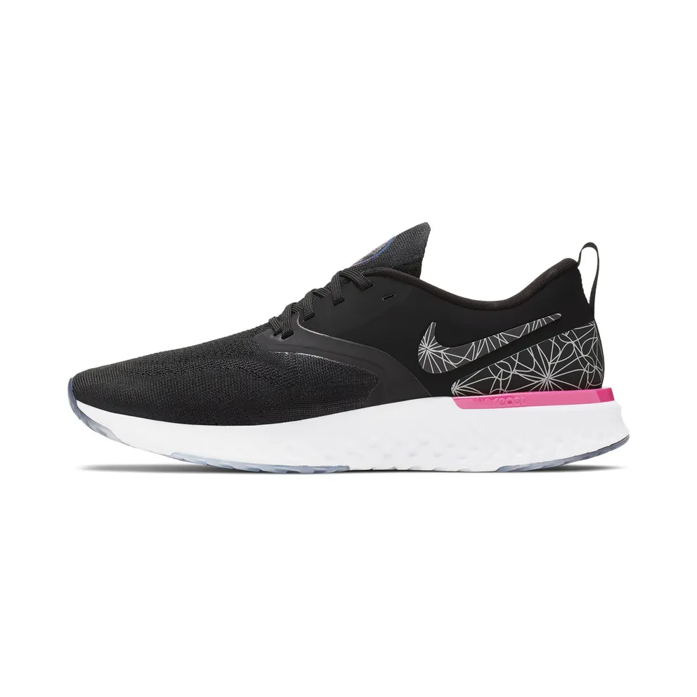 Nike Odyssey React Flyknit 2 Black Black Reflect Silver Black (AT9975-002)