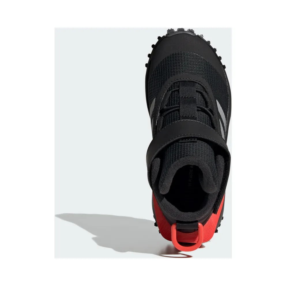 Adidas Fortatrail Kids Core Black / Silver Metallic / Bright Red (IG7263)