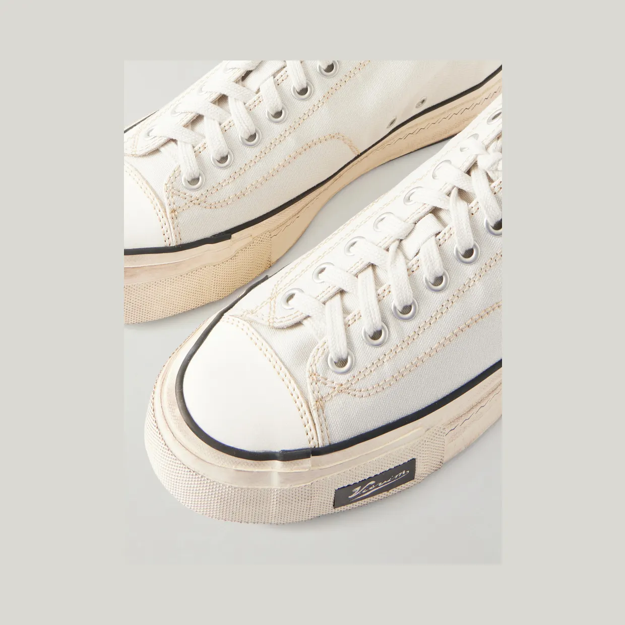 Visvim Skagway Canvas Sneakers Off-white (126101001003) (5)