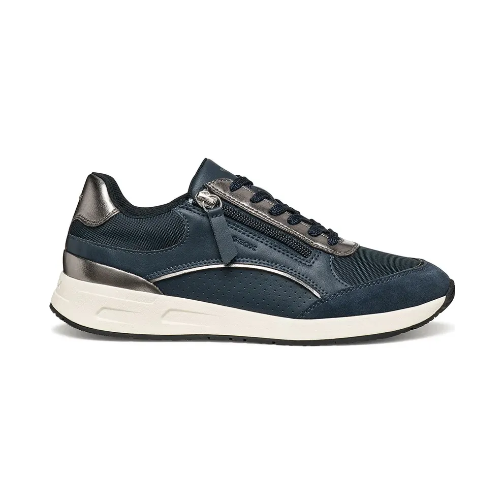 Geox sneaker Marineblauw/Silver (D65NQB054AC-C0673)