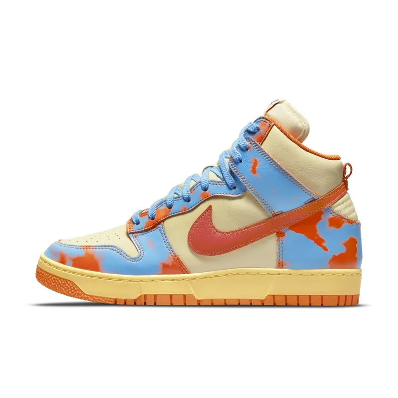 Nike Dunk High 1985 Orange Acid Wash – “Orange / Blue” (DD9404-800)