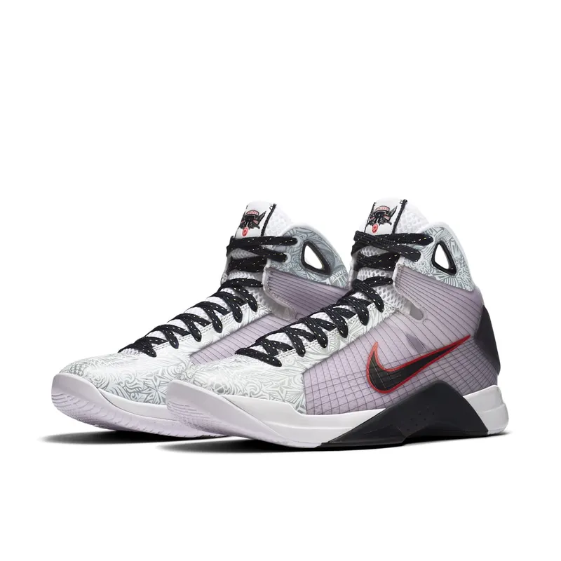 Nike Hyperdunk 08 United We Rise (2016) White/Sport-Red-Dark Obsidian (863301-146)