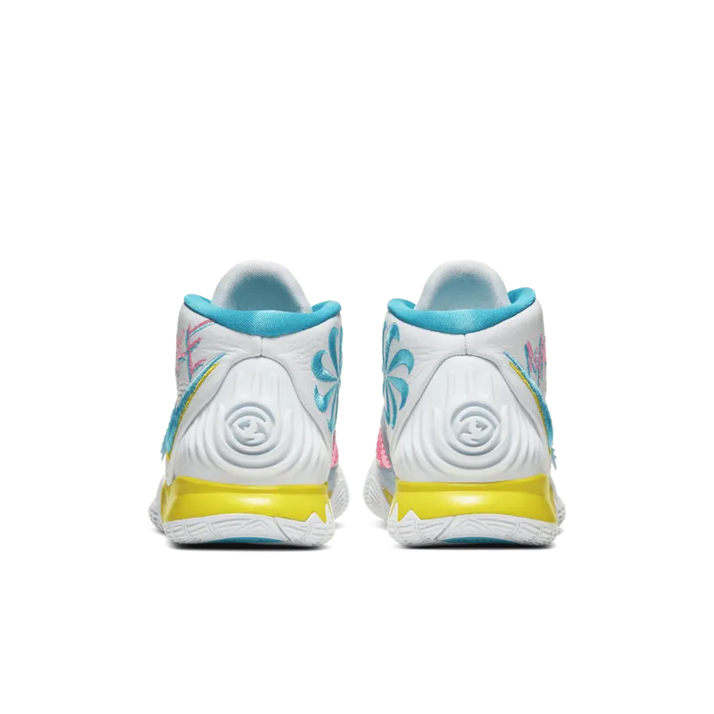Nike Kyrie 6 90s (GS) White/Opti Yellow-Digital Pink-Blue Fury (BQ5599-101)