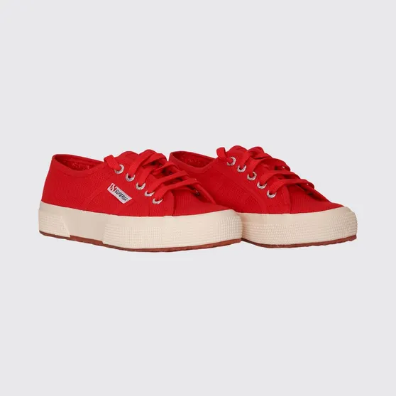 SUPERGA 2750-Cotu Classic Cotton Canvas Sneakers for Boys Red (S0003C0975)