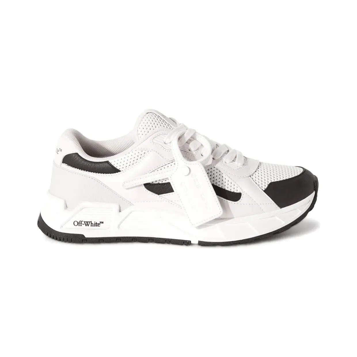 OFF-White Runner B White Black (OMIA289F23LEA0010110)