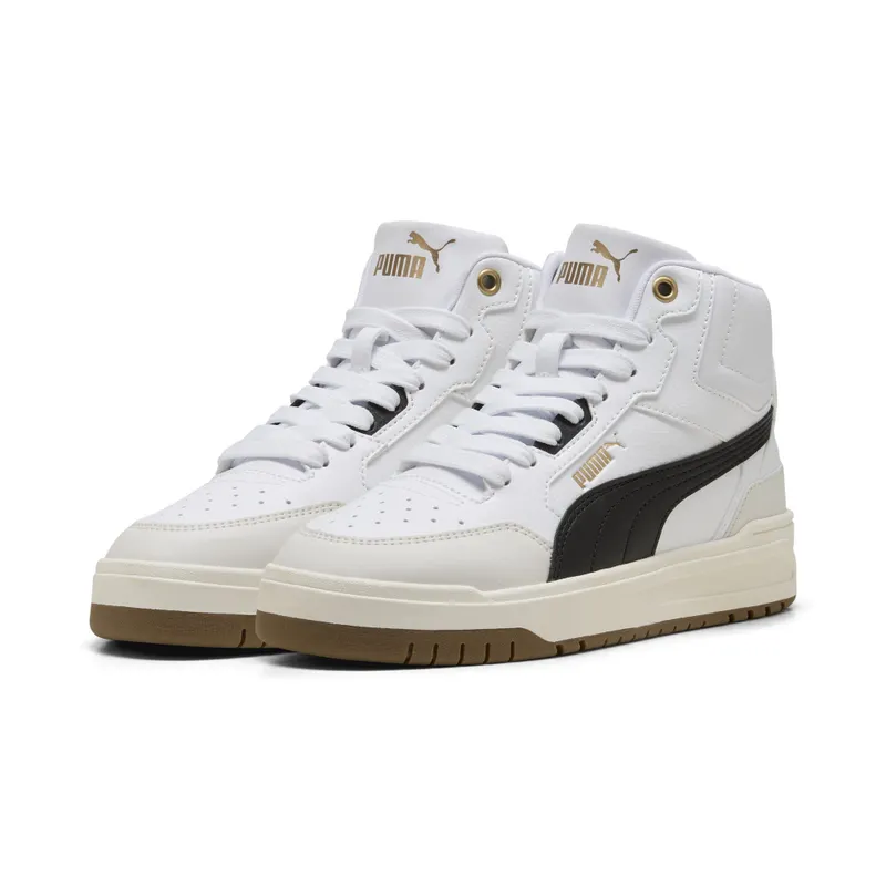 Puma Shuffle Downtown Mid “Puma White / Puma Black / Vapor Gray” (403743_04)