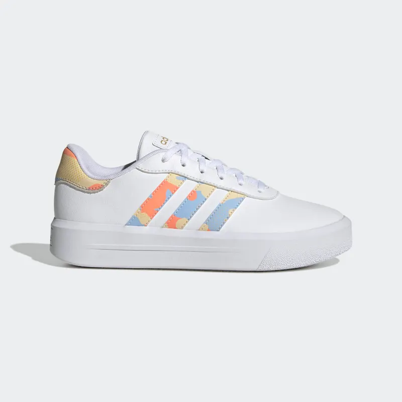 Adidas Court Platform Cloud White / Cloud White / Blue Dawn (H06298)