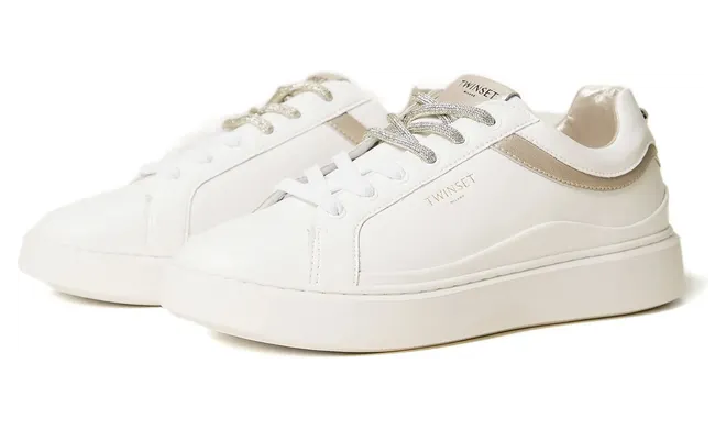Twinset Leather “White” (261TCP016 13246)
