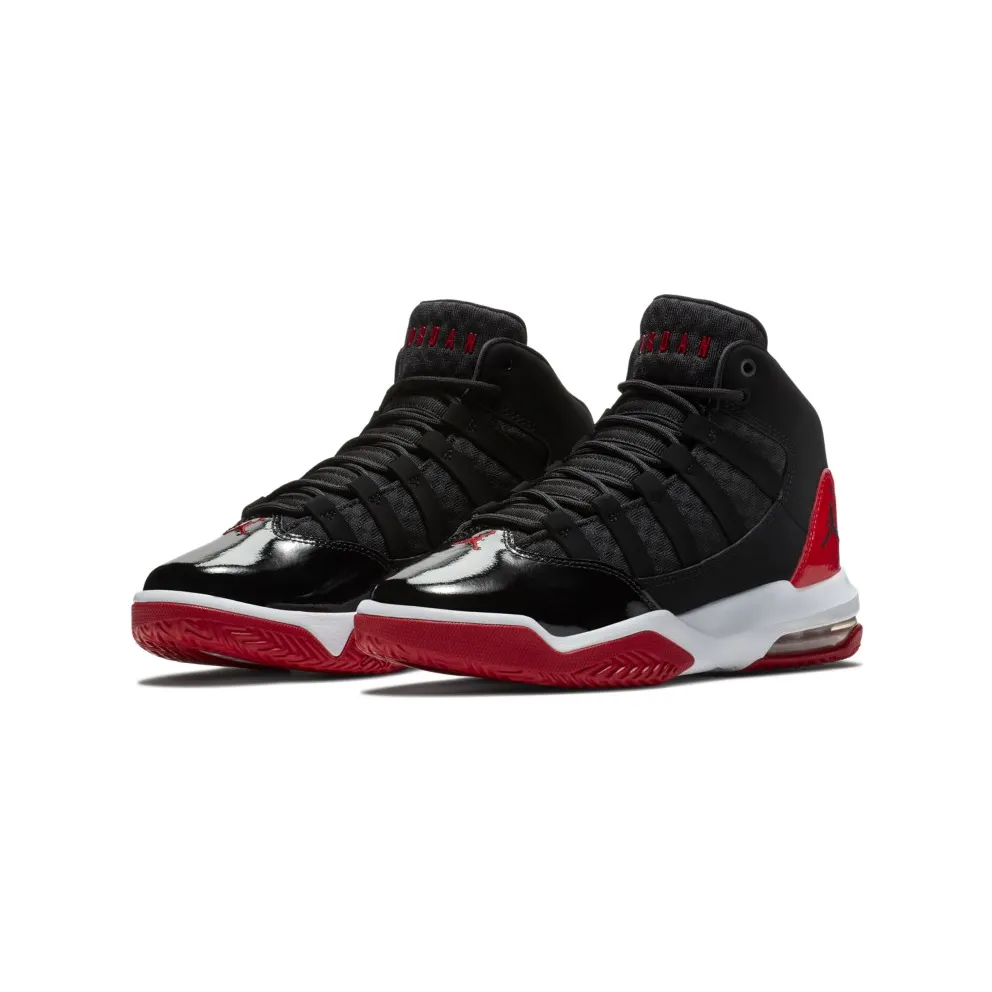 Jordan Max Aura Bred (GS) Black/Gym Red-White (AQ9214-006)